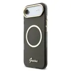 Guess IML Glitter Script Strap MagSafe Case for iPhone Air Black Foto 1
