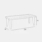 Garden table Bergen grey Photo