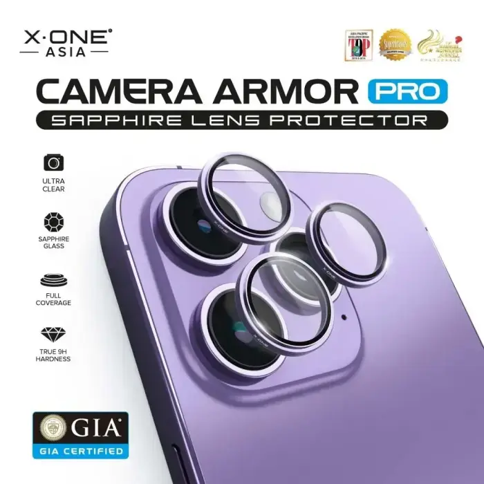X-ONE Sapphire Camera Armor - for Samsung Galaxy S25 Ultra - silver Фото num