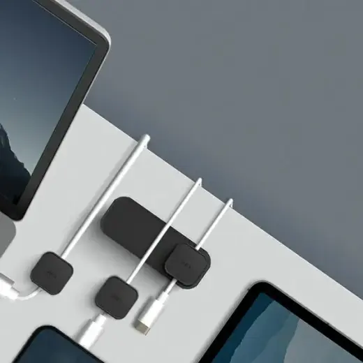UNIQ Pod Mag magnetyczny organizer do kabli + baza ciemnoszary|charcoal dark grey Photo