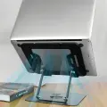 AWEI uchwyt biurkowy X46 rotacyjny na laptopa do 16" czarny|black Photo