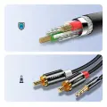 UGREEN AV116 3,5mm Jack to 2RCA (Cinch) Cable 3m (black) Photo