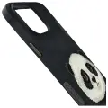 Nimmy etui iPhone 15 Pro 6.1"             czarny|black Big Eyed Pet 2.0 Panda Photo