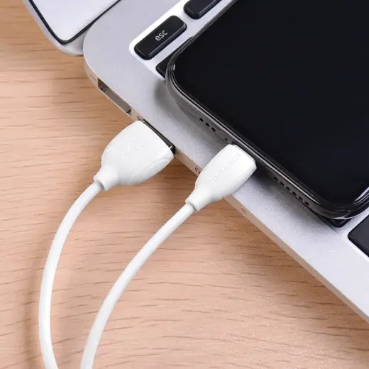 Borofone Cable BX19 Benefit - USB to Lightning - 2,4A 1 metre white Photo