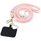 Hello Kitty Patch & Kitty Head Charm Universal Phone Lanyard Pink — Foto 1