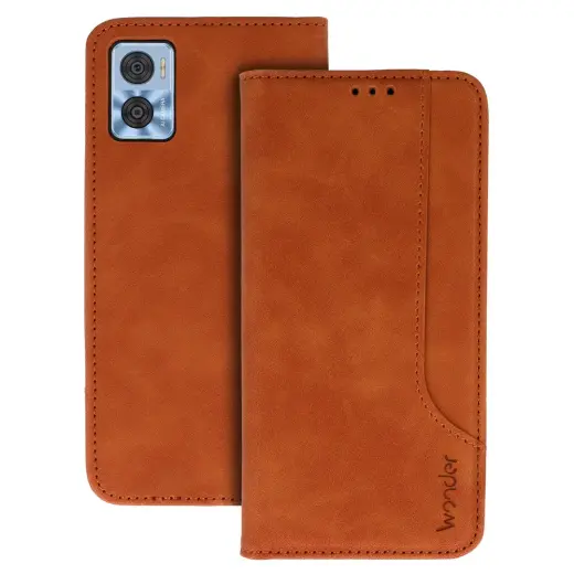 Wonder Prime Case for Motorola Moto E22|E22i brown Фото num