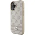 DKNY DKHCP16SPCPTSSP iPhone 16 6.1" różowy|pink hardcase Checkered Pattern & Printed Stripes — Foto 2