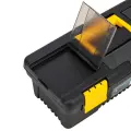 Plastic Tool Box Deli Tools EDL432412, 12'' (yellow) Photo