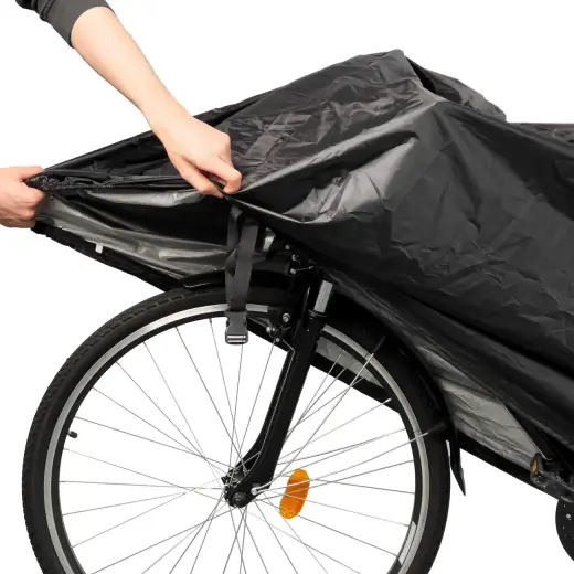 Waterproof bike cover size L - black Foto 2