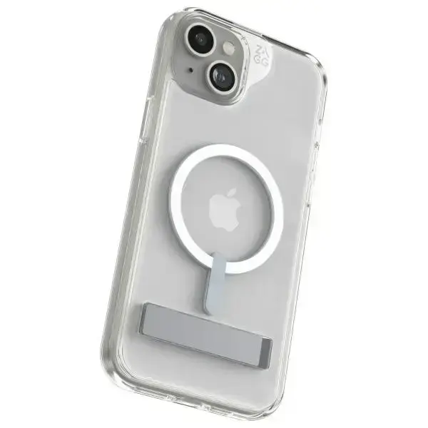 Etui ZAGG Crystal Palace Snap Kickstand  MagSafe do iPhone 15 Plus przezroczysty/clear Foto 7