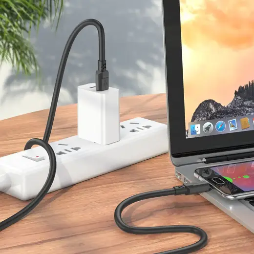 Borofone Cable BX81 Goodway - USB to Micro USB - 2,4A 1 metre black Photo