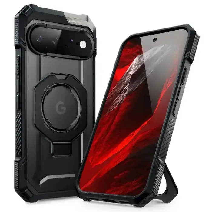 Supcase UB Grip чехол с подставкой и поддержкой MagSafe для телефона Google Pixel 11 Pro XL чёрный