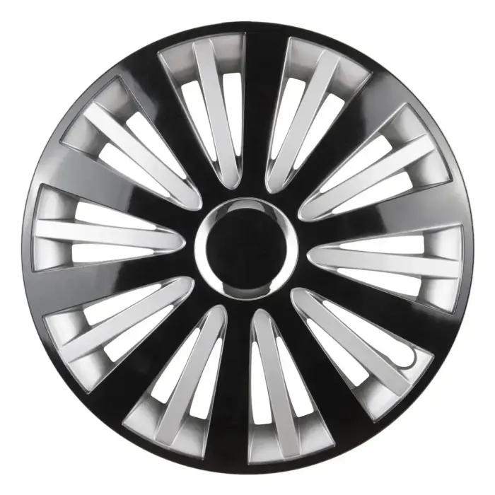 Riteņa dekoratīvā uzlika FALCON 14", melna/sudraba