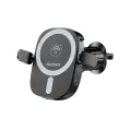 Dudao FW11 car phone holder with 15W inductive charger for air vent | cockpit - black Photo