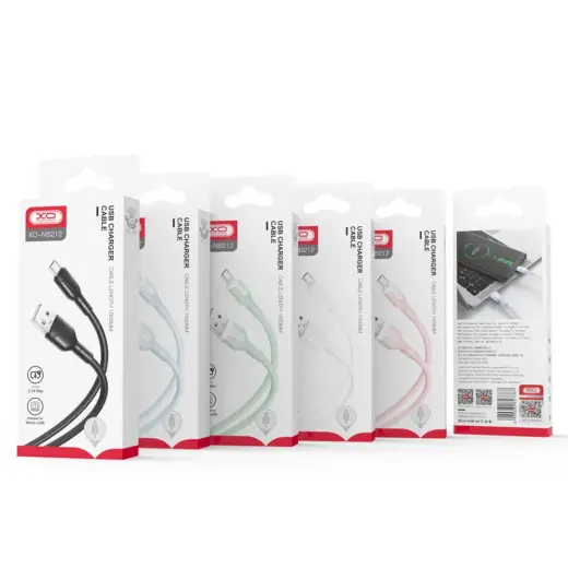 XO NB212 провод для передачи данных и зарядки | USB-A на Micro USB | 10.5W | 1m | черный Фото num