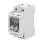 Qoltec Single phase electronic energy consumption meter | 230 V | LCD | 2P | DIN rail Фото num
