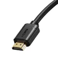 Кабель Baseus HDMI 2.0 4K 60 Гц 3D HDR 18 Гбит|с 1 м черный (CAKGQ-A01) Фото num
