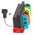 iPega 9186 Charger Dock pro N-Switch a Joy-con Black/Red Foto 5
