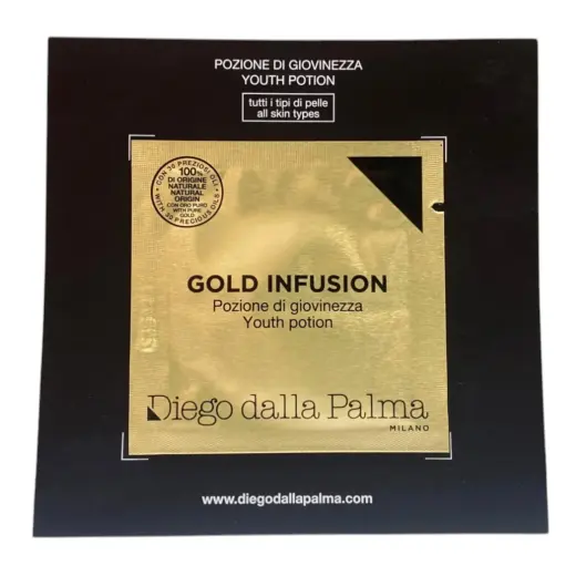 Set, Diego Dalla Palma, Gold Infusion, Tahitian Vanilla Oil, Brightening & Nourishing, Day & Night, Serum, For Face, 8 pcs, 2 ml *Sample Foto 1