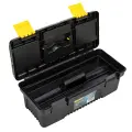 Plastic Tool Box Deli Tools EDL432412, 12'' (yellow) Photo