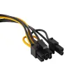Adapteris ar kabeli Akyga AK-CA-80 PCI-E 6+2pin (m) | SATA (m) 15cm Foto 3