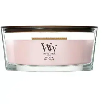 WoodWick Rose Blush Loď ( nádech růže ) - Vonná svíčka 453.6g