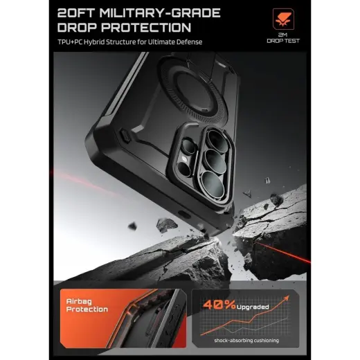 SUPCASE UNICORN BEETLE PRO MAG MAGSAFE 2-SET GALAXY S26 ULTRA BLACK Foto 3