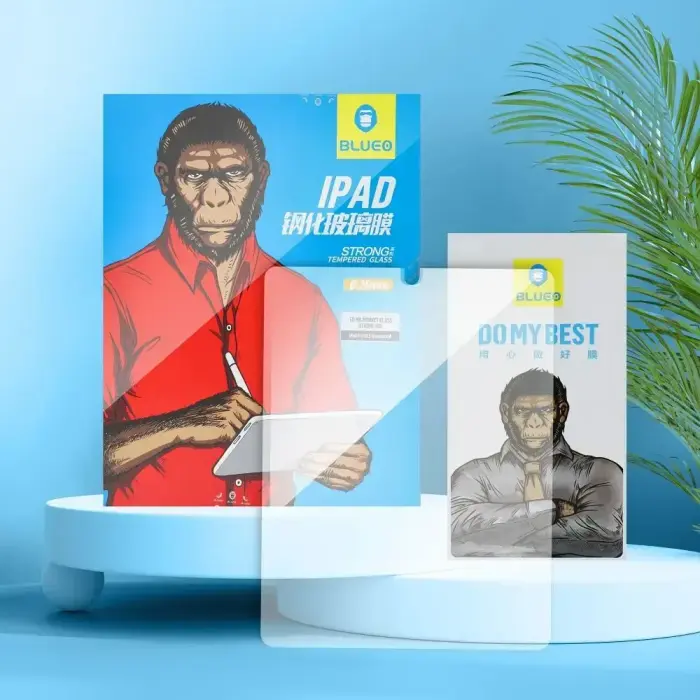 5D Mr. Monkey Glass - iPad Pro 10.5 transparent (Strong HD) Foto 4