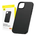 Phone Case for iPhone 15 ProMax Baseus Fauxther Series (Black) Foto 1