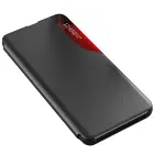 Eco Leather View Case elegant case with a flip cover and stand function for Samsung Galaxy S22 + (S22 Plus) blue — Foto 5