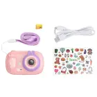 Digital kids camera with selfie function Hoco 1MP 2,0" HD Ready DV205 pink Foto 10