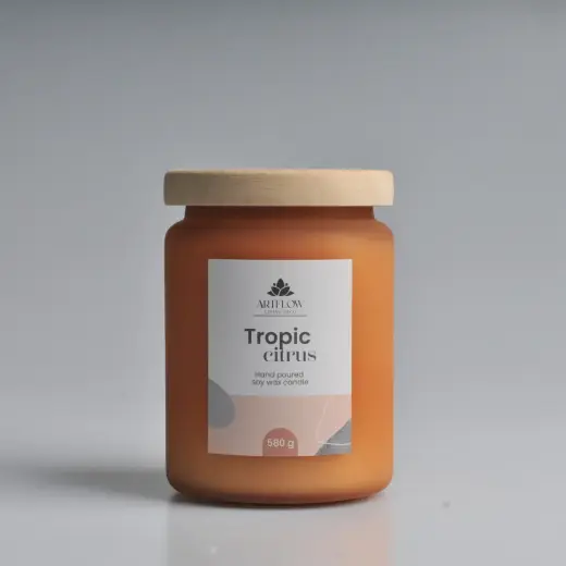 Aromātiskā svece TROPIC CITRUS 580gr, +|- 60h Фото num