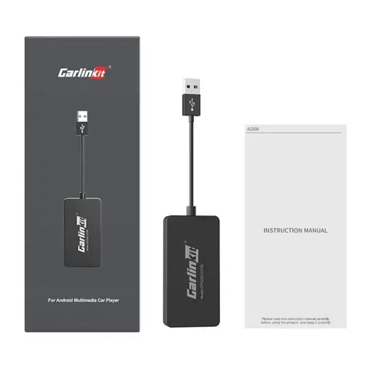 Carlinkit CCPA wireless adapter Apple Carplay/Android Auto (black) Photo