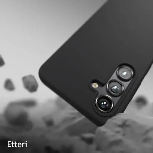 Etteri Silikona telefona maciņš Samsung Galaxy S25 Plus melns Foto 9