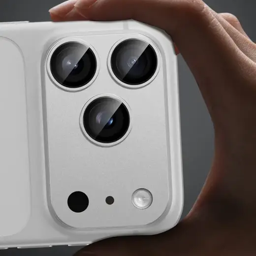 Benks Tempered glass Glass Warrior Metal Integrated Lens Protector (C069) for Iphone 17 Pro (lens 3 pieces) white Foto 6