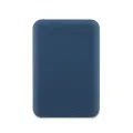 Guess PU Grained Triangle Logo внешний аккумулятор (powerbank) | 5000 mAh | MagSafe | синий — Фото 2