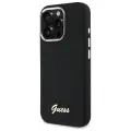Guess GUHCP16XSMBSLK iPhone 16 Pro Max 6.9" black hardcase Silicone Script Metal Logo & Frame Foto 2