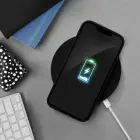 Silicone maciņš telefonam iPhone 15 Pro Max melns — Foto 4
