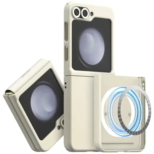 Case Araree Aero Flex M MagSafe for Samsung Galaxy Z Flip6 | Z Flip7 FE cream Foto 2