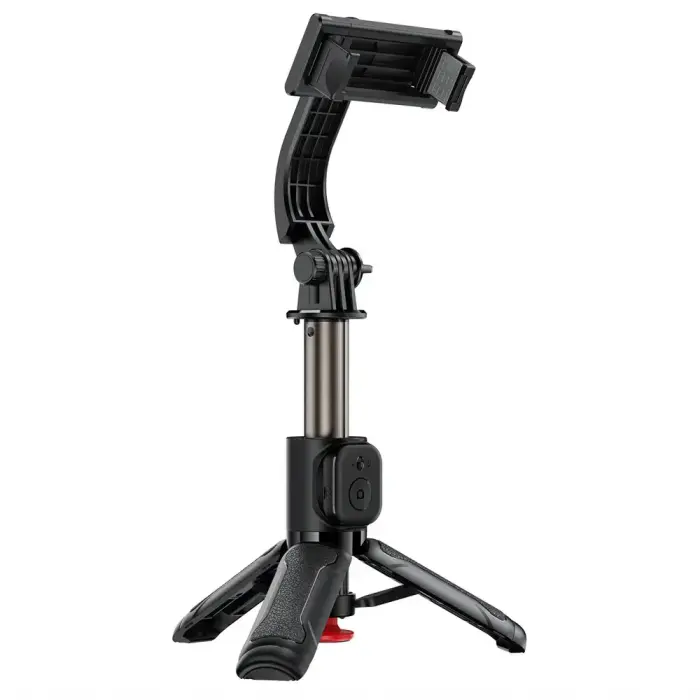 Acefast E42 Selfie Stick with Automatic Tripod and Bluetooth Remote Control 63 cm - Black