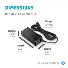 HP 45W USB-C AC Adapter — Foto 3