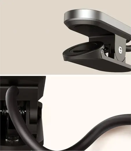 Baseus mini LED lasāmspuldze ar klipu pelēka (DGRAD-0G) Foto 4