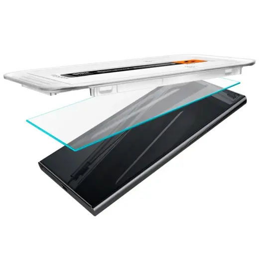 Spigen EZ Fit защитное стекло для телефона Samsung Galaxy S24 Ultra прозрачный 2 шт. Фото num