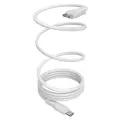 Puro Magnetic data transfer and charging cable | USB-C to USB-C | 60W | 1m | white Photo
