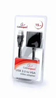 Adapter USB 3.0 -> VGA black Фото num