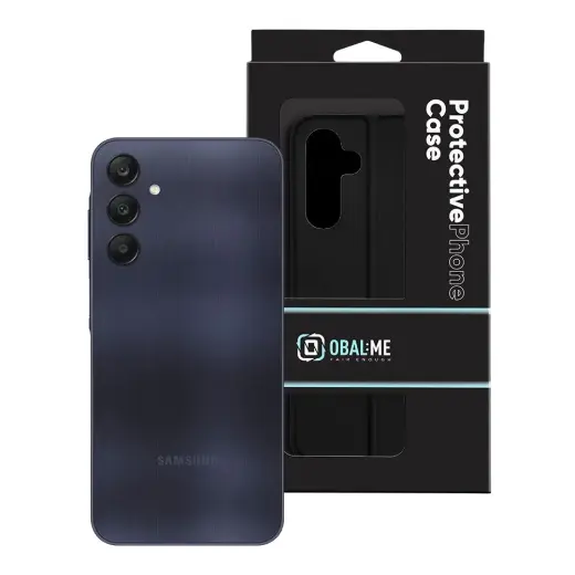 OBAL:ME SmoothTouch Case for Samsung Galaxy A25 5G Black Фото num