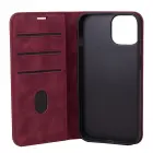 Smart Suede book type phone case for iPhone 11 dark red — Photo 3