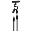 Devia lanyard провод для передачи данных и зарядки | USB-C на USB-C | 60W | 1.2m | черный Фото num