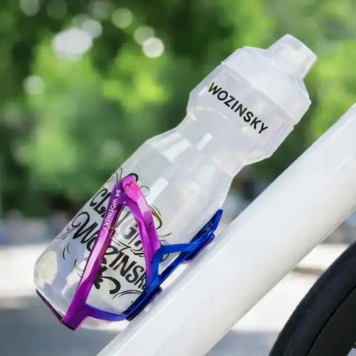 Wozinsky WUR-01BP Bike Bottle Holder Basket - Blue and Purple Photo