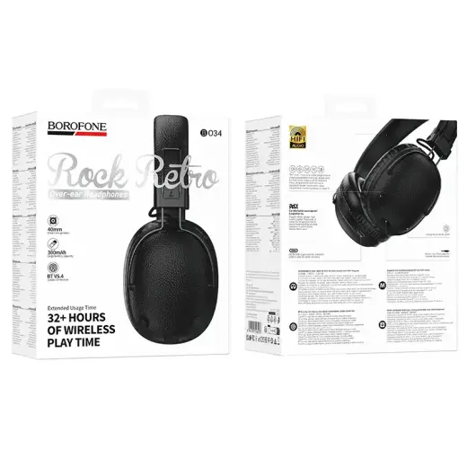 Borofone Headphones BO34 Suenos bluetooth black Foto 6